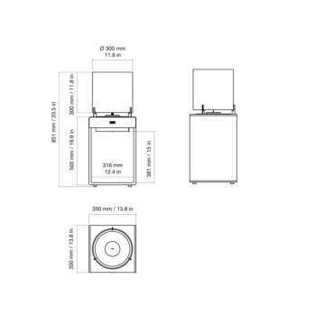 Pop 3T Designer Fireplace