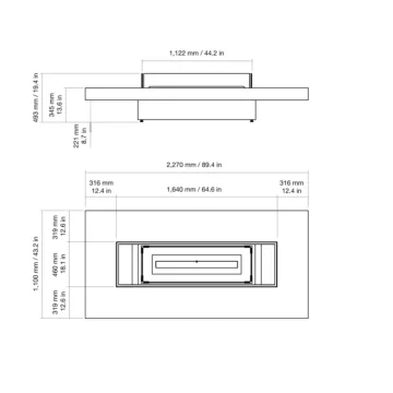 Gin 90 Low Fire Table
