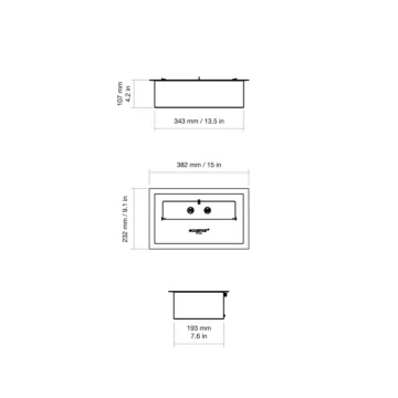 XS340 Ethanol Burner