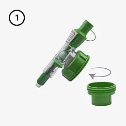 Adaptor and Nozzle Procedure Step 1