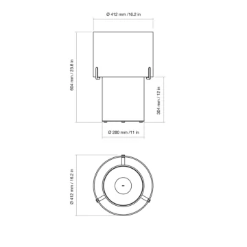 Pillar 3T Designer Fireplace