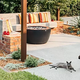 THE PURRFECT SETUP
-
Custom outdoor seating constructed from timber a...