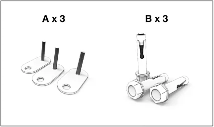 Ground Fixing Brackets - Stix Series Fire Pits 1 Ground Fixing Brackets - Stix Series Fire Pits 1