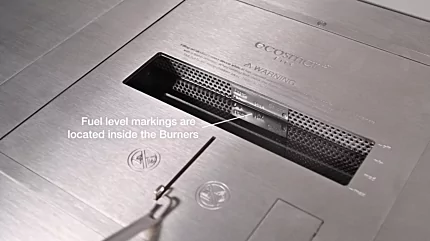 How to check the Burner fuel levels 3