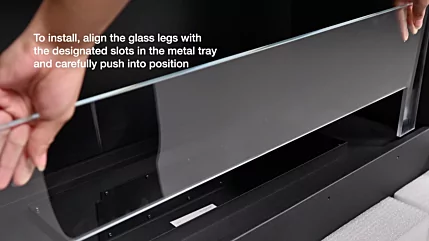 How to install Flex glass fire screens 23