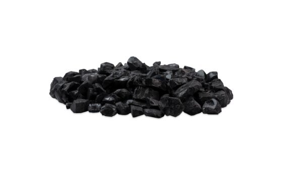 Black Glass Charcoal Decorative Media - Black by EcoSmart Fire