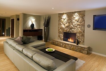 Lounge Room - Single sided fireplaces