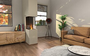 Living Area - Peninsula fireplaces