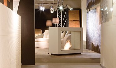 Milan Fair - Designer fireplaces