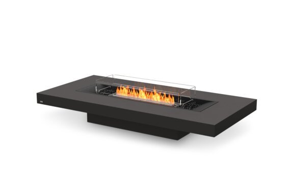 Gin 90 (Low) Fire Pit - Ethanol - Black / Graphite / Optional Fire Screen by EcoSmart Fire