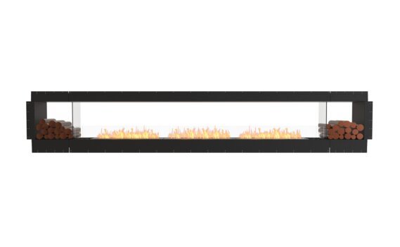 Flex 158DB.BX2 Double Sided - Ethanol / Black / Uninstalled view - Logs not included by EcoSmart Fire