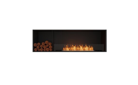 Flex 68SS.BXL Single Sided - Ethanol / Black / Installed view - Logs not included by EcoSmart Fire