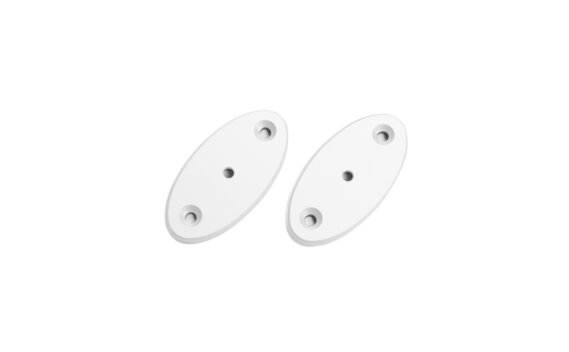 Oval Mounting Plate White - White by Heatscope Heaters