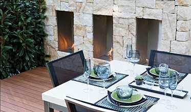 Melbourne International Flower and Garden Show - Fireplace inserts