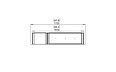 Flex 60SS.BXL Single Sided - Technical Drawing / Top by EcoSmart Fire