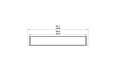 Flex 86DB Double Sided - Technical Drawing / Top by EcoSmart Fire