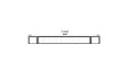 Flex 140 - Technical Drawing / Top by EcoSmart Fire
