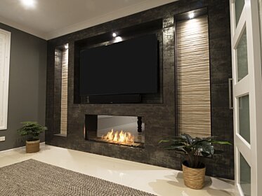 Flex 50DB Double Sided - In-Situ Image by EcoSmart Fire