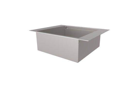 BK Top Tray Fireplace Tray - Stainless Steel by EcoSmart Fire