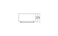 Vision Designer Fireplace - Technical Drawing / Top by EcoSmart Fire