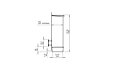Firebox 450SS Fireplace Insert - Technical Drawing / Side by EcoSmart Fire
