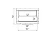 Firebox 800SS Fireplace Insert - Technical Drawing / Front by EcoSmart Fire