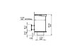 Firebox 800SS Fireplace Insert - Technical Drawing / Side by EcoSmart Fire