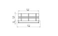 Firebox 1000SS Fireplace Insert - Technical Drawing / Top by EcoSmart Fire