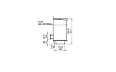 Firebox 1800SS Fireplace Insert - Technical Drawing / Side by EcoSmart Fire