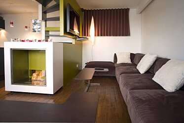 Chalet LaPlagne - Designer fireplaces