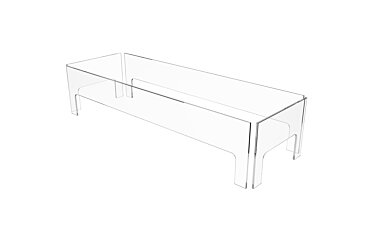 L1080 Fire Screen Fireplace Screen - Studio Image by Blinde Design