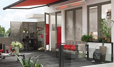 Vision 3200W Radiant Heater - In-Situ Image by Heatscope Heaters