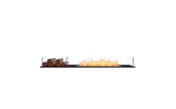 Flex 68BN.BX1 Bench - Ethanol / Black / Installed View by EcoSmart Fire