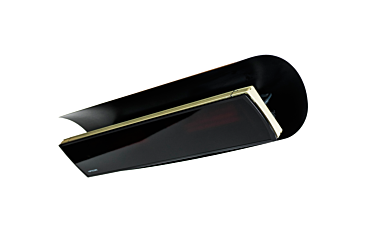 Weathershield 5 Black HEATSCOPE&reg; Accessorie - Studio Image by Heatscope Heaters
