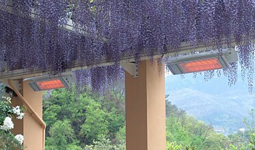 Weathershield 3 White HEATSCOPE&reg; Accessorie - In-Situ Image by Heatscope Heaters