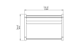 Sit L52 Furniture - Technical Drawing / Top by Blinde Design