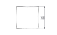 Cushion S20 Furniture - Technical Drawing / Top by Blinde Design