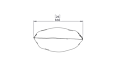 Cushion S26 Furniture - Technical Drawing / Front by Blinde Design