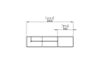 Relax Modular 5 L-Sectional Furniture - Technical Drawing / Side by Blinde Design