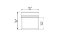 Relax S37 Furniture - Technical Drawing / Top by Blinde Design