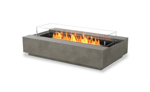 Cosmo 50 Fire Pit - Ethanol - Black / Natural / Optional Fire Screen by EcoSmart Fire