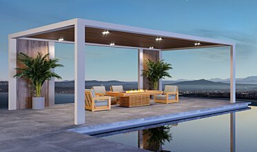 Gin 90 (Chat) Fire Pit - In-Situ Image by EcoSmart Fire