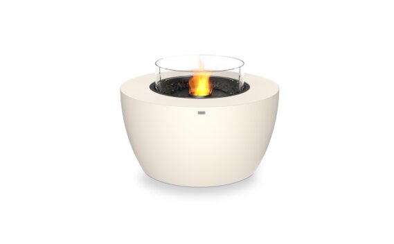 Pod 40 Fire Pit - Ethanol - Black / Bone / Optional Fire Screen by EcoSmart Fire