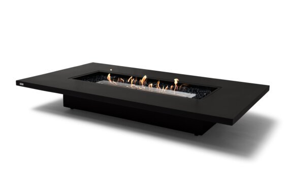 Daiquiri 70 Fire Pit - Ethanol / Graphite / Look without screen by EcoSmart Fire