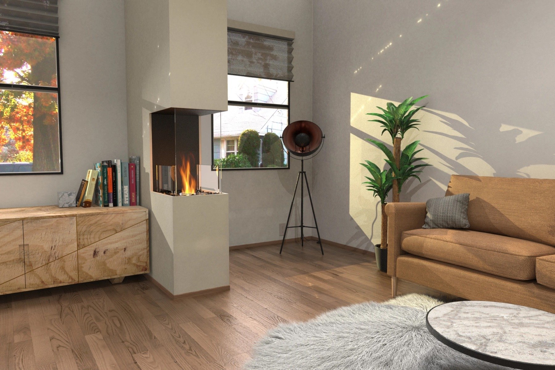 Cost-efficient fireplace inserts