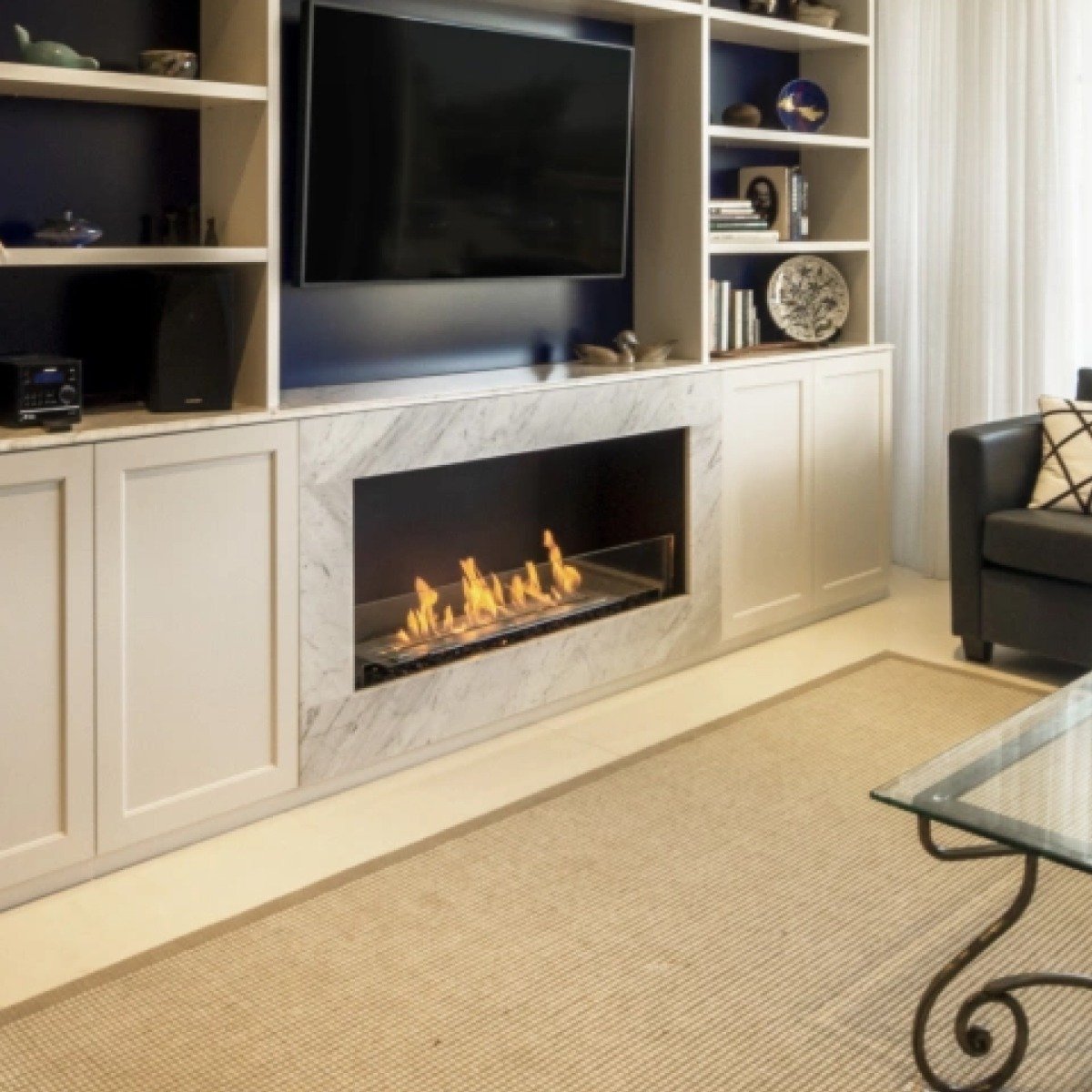 Flex single sided fireplaces