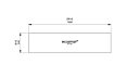 XL900 Burner Cover Accessorie - Technical Drawing / Top by EcoSmart Fire