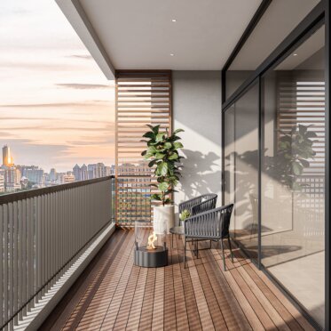 T-Lite 8 Designer Fireplace - In-Situ Image by EcoSmart Fire