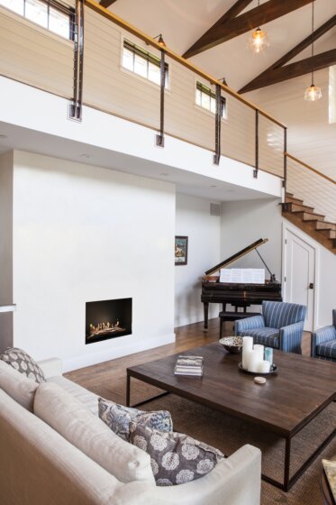 Heritage 56SS Fireplace Insert - In-Situ Image by EcoSmart Fire