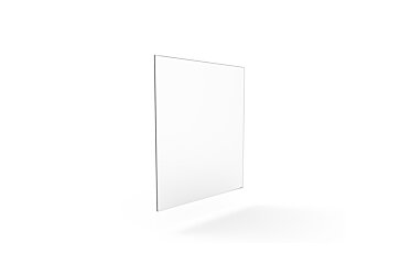 D60 Fire Screen Fireplace Screen - Studio Image by EcoSmart Fire